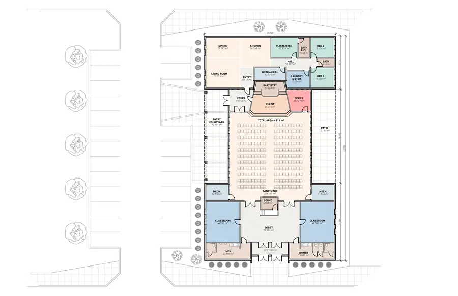 Tralee Bible Fellowship conceptual plan, sheet 2 of 5