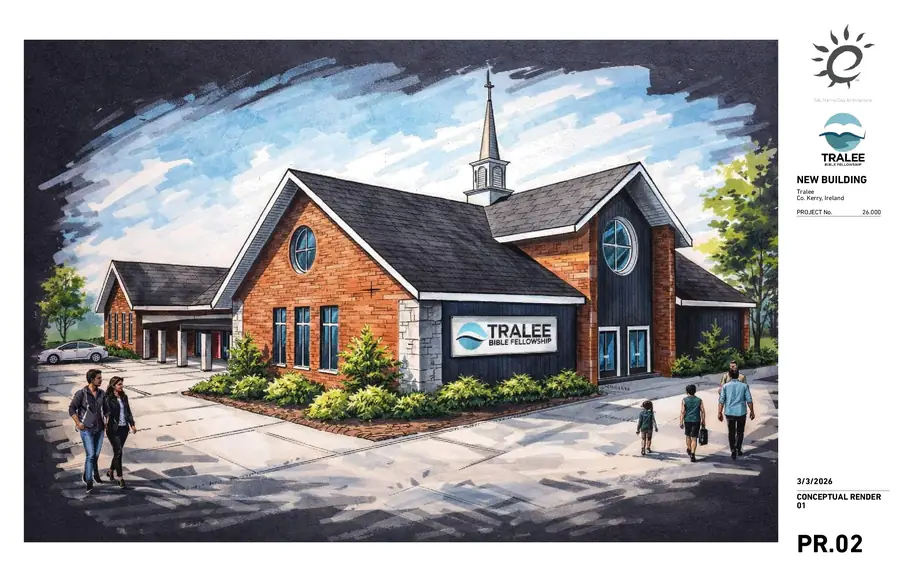 Tralee Bible Fellowship conceptual plan, sheet 3 of 5